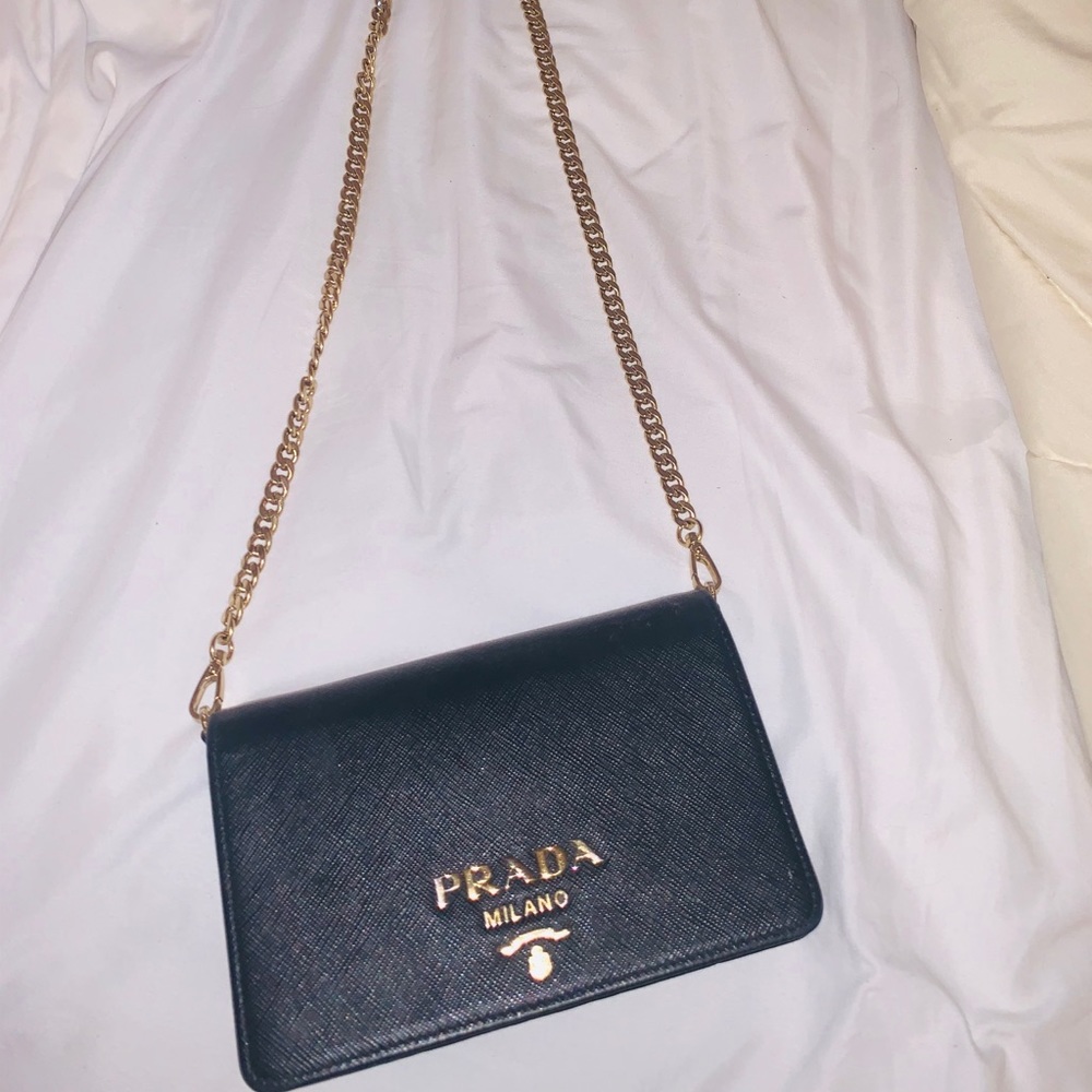Prada cross body purse